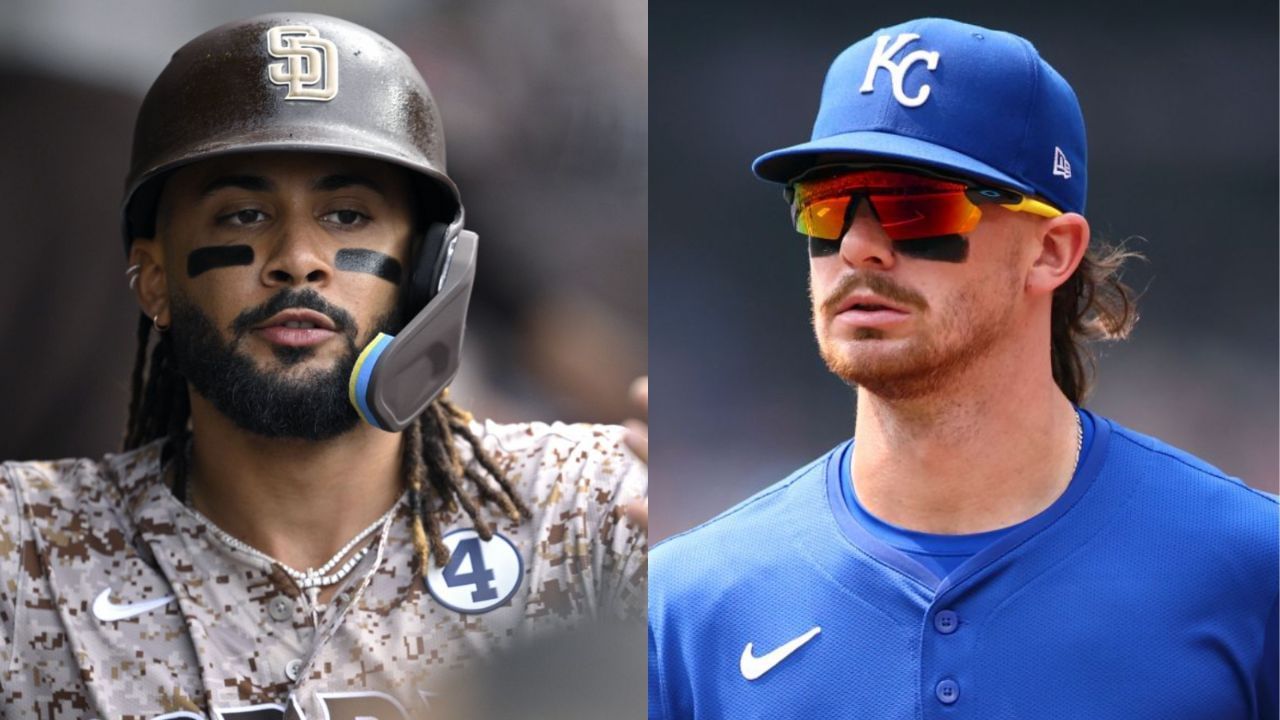 Fernando Tatis Jr. (L), Bobby Witt Jr. (R) (Images from - Getty)