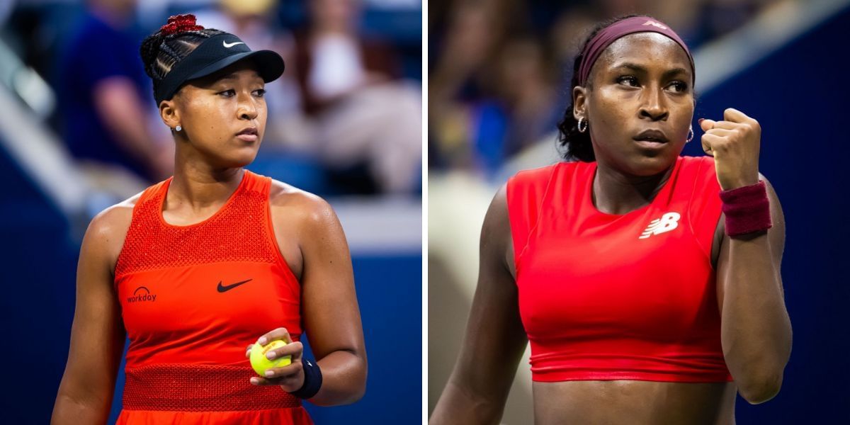 Danielle Collins and Coco Gauff at the US Open - Image Source: Getty 