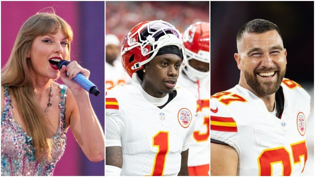Swift, Worthy and Kelce (Credits: SK library)