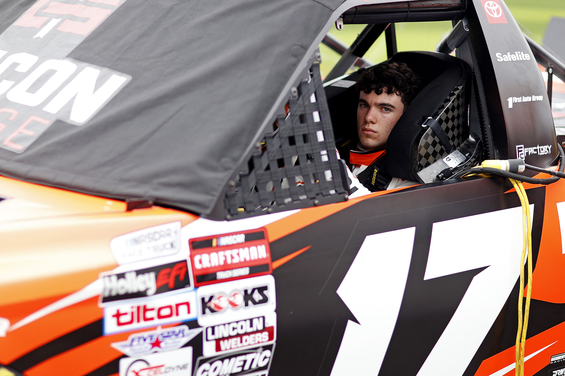 Giovanni Ruggiero during qualifying for the Fresh From Florida 250. Source: Imagn