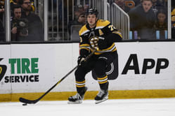 Charlie McAvoy's wife, Kiley, shares adorable pictures of 7-month old son, Rhys Michael McAvoy, donning No. 73 Bruins mini helmet