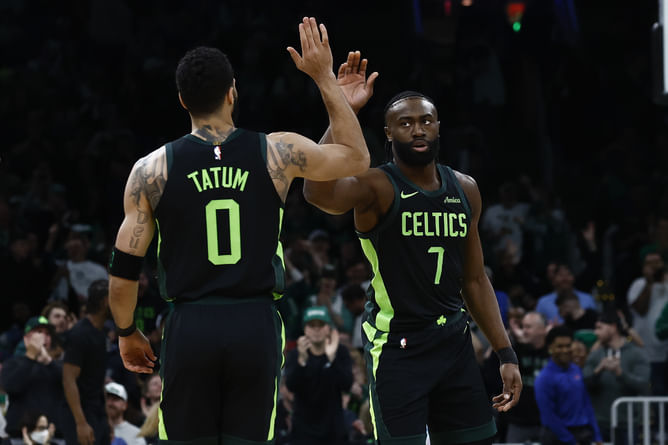 "JT just doing anything now": Jaylen Brown drops candid reaction after Jayson Tatum debuts new look