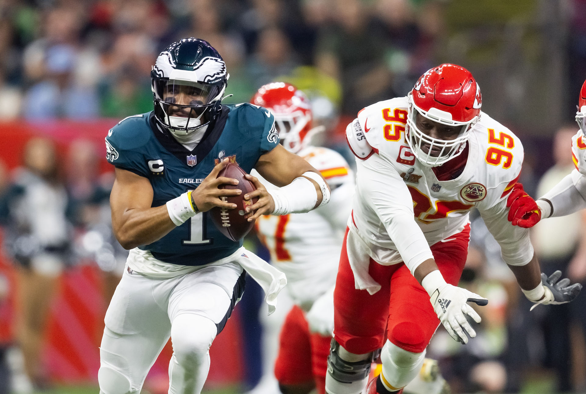 Chris Jones during the Super Bowl LIX against Philadelphia Eagles. (Credits: IMAGN)