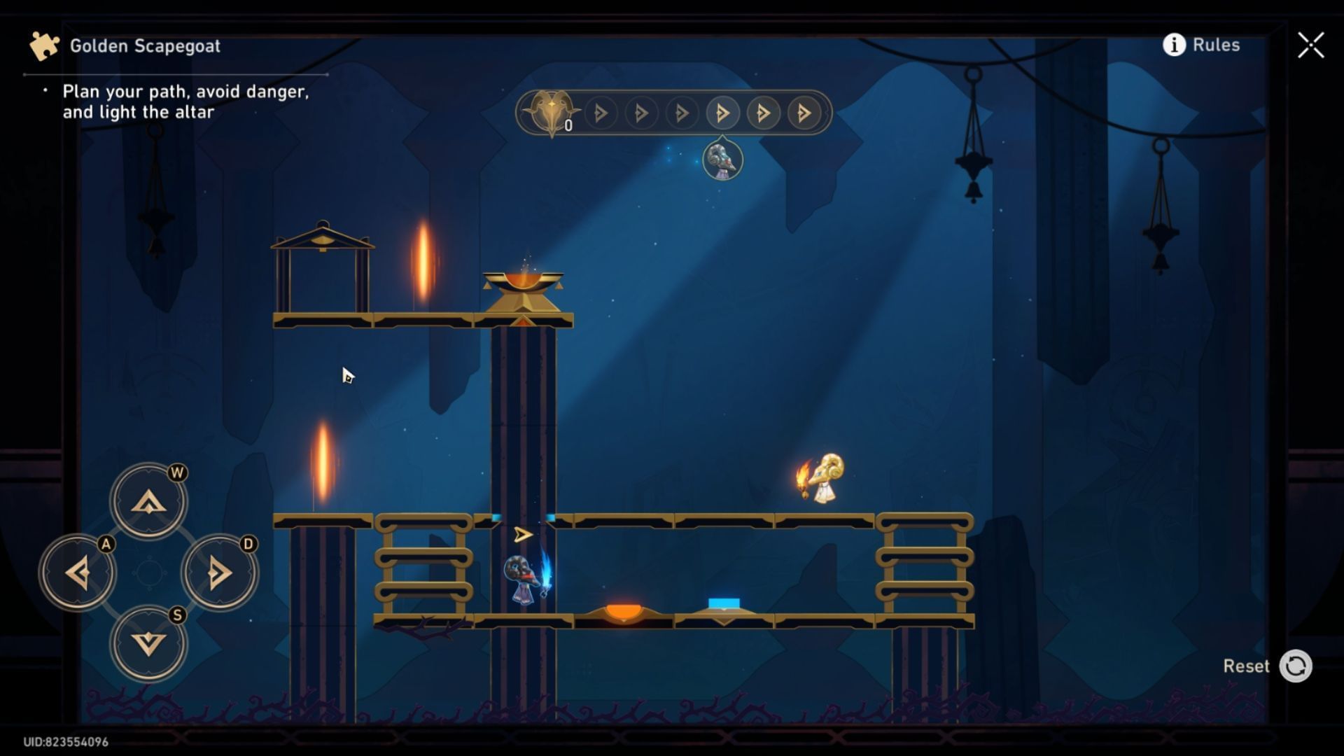 The third puzzle solution (Image via Sportskeeda Gaming // HoYoverse)