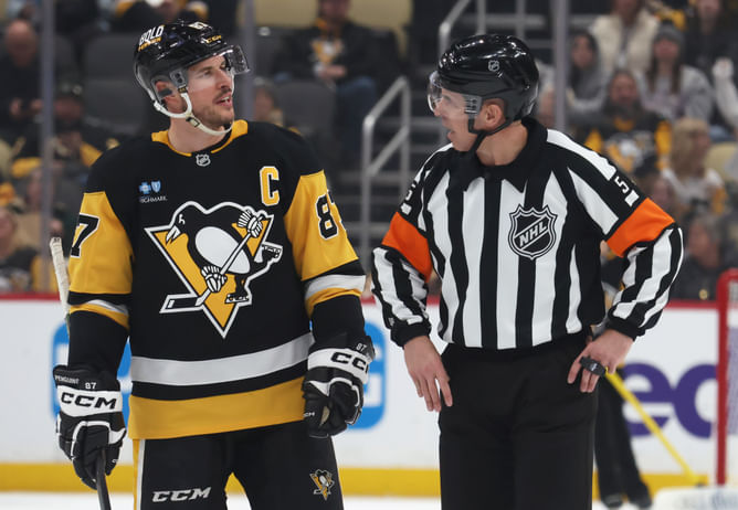 When Sidney Crosby made his feelings clear after getting 'kicked out' off game for chirping at refs