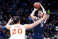 Klay Thompson names his 5 greatest shooters in NBA history. (Photo: IMAGN)