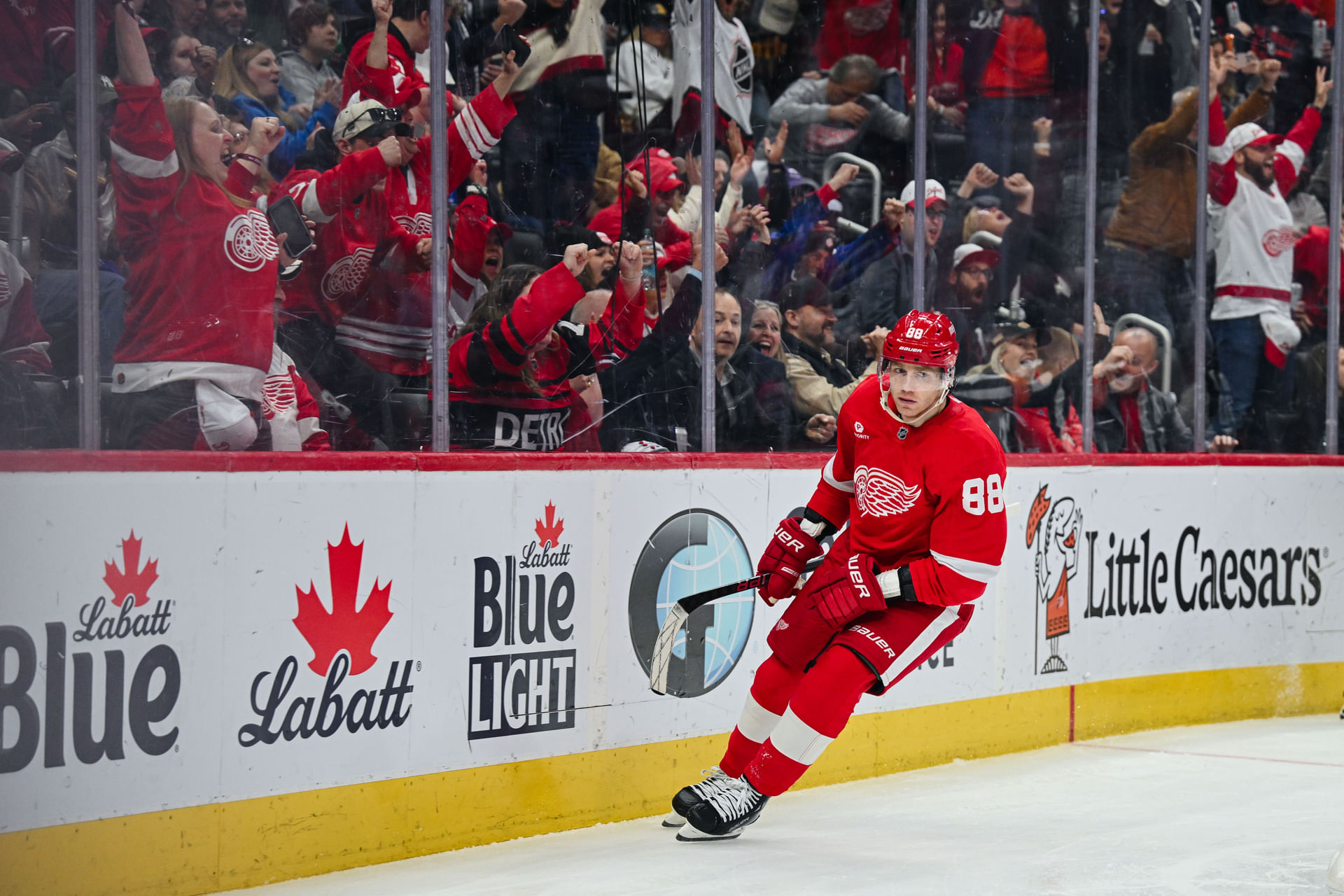 NHL: Carolina Hurricanes at Detroit Red Wings - Source: Imagn