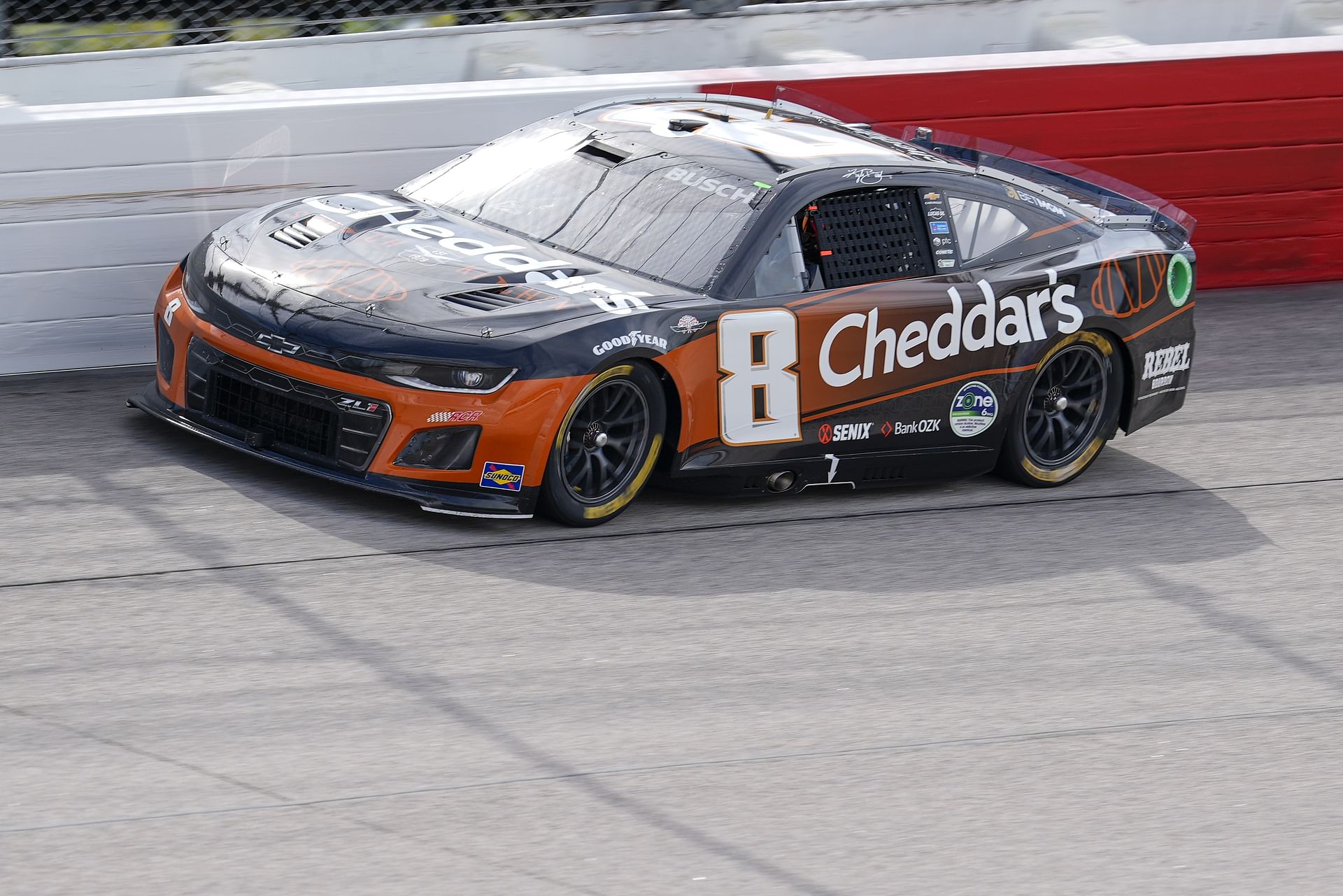 Kyle Busch drives the #8 Chevrolet Camaro for Richard Childress Racing - Source: Imagn