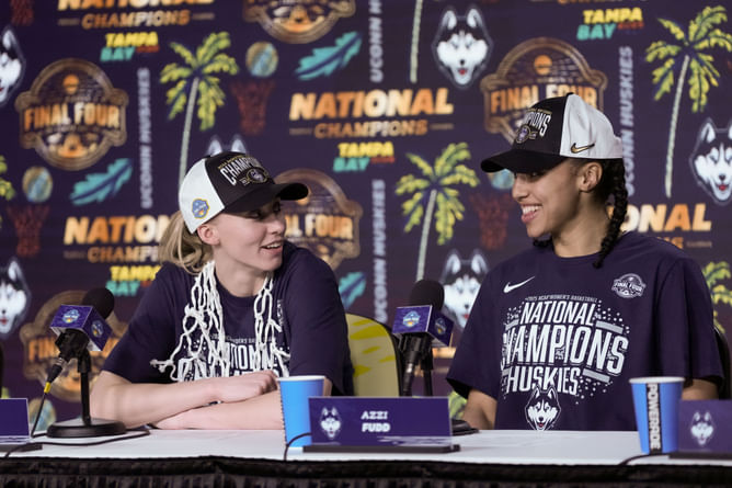 "She’s more outgoing; I’m quieter": UConn star Azzi Fudd gets candid about bond with GF Paige Bueckers