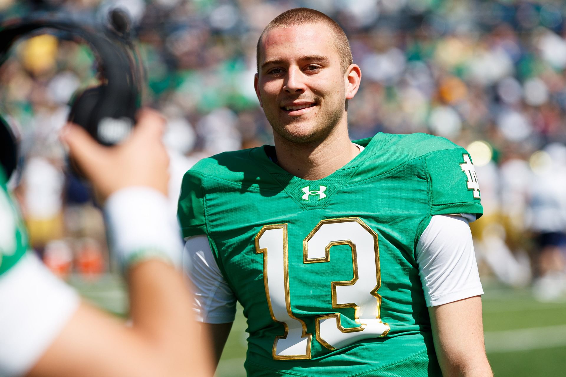 "Just delete social media and don’t look at it": CJ Carr shares his hot take on handling Notre Dame QB spotlight