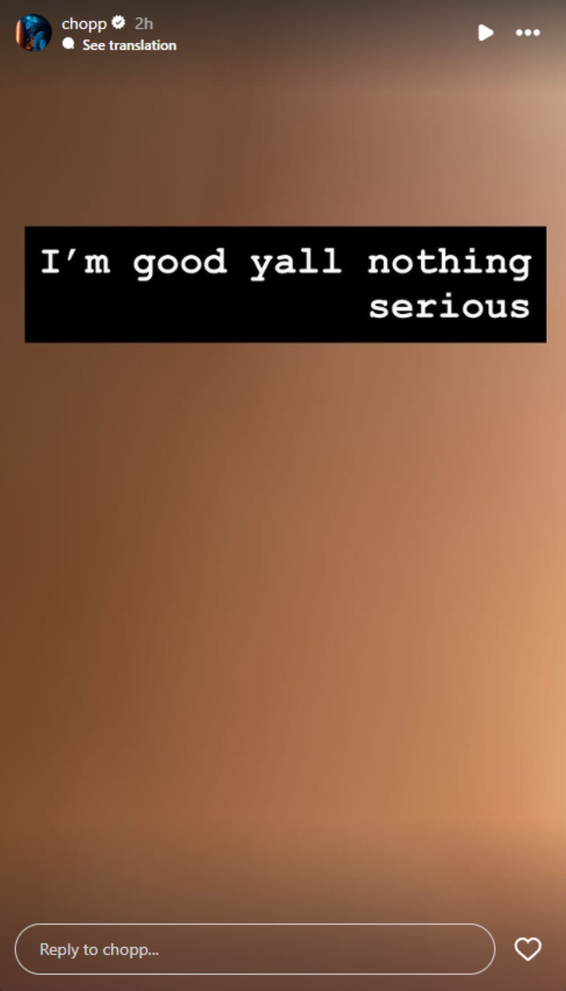 Credit: IG/chopp