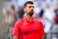Novak Djokovic at the 2025 French Open
