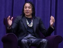 $12 million worth Dawn Staley emphasizes her mother’s “sacred” impact on her recruiting