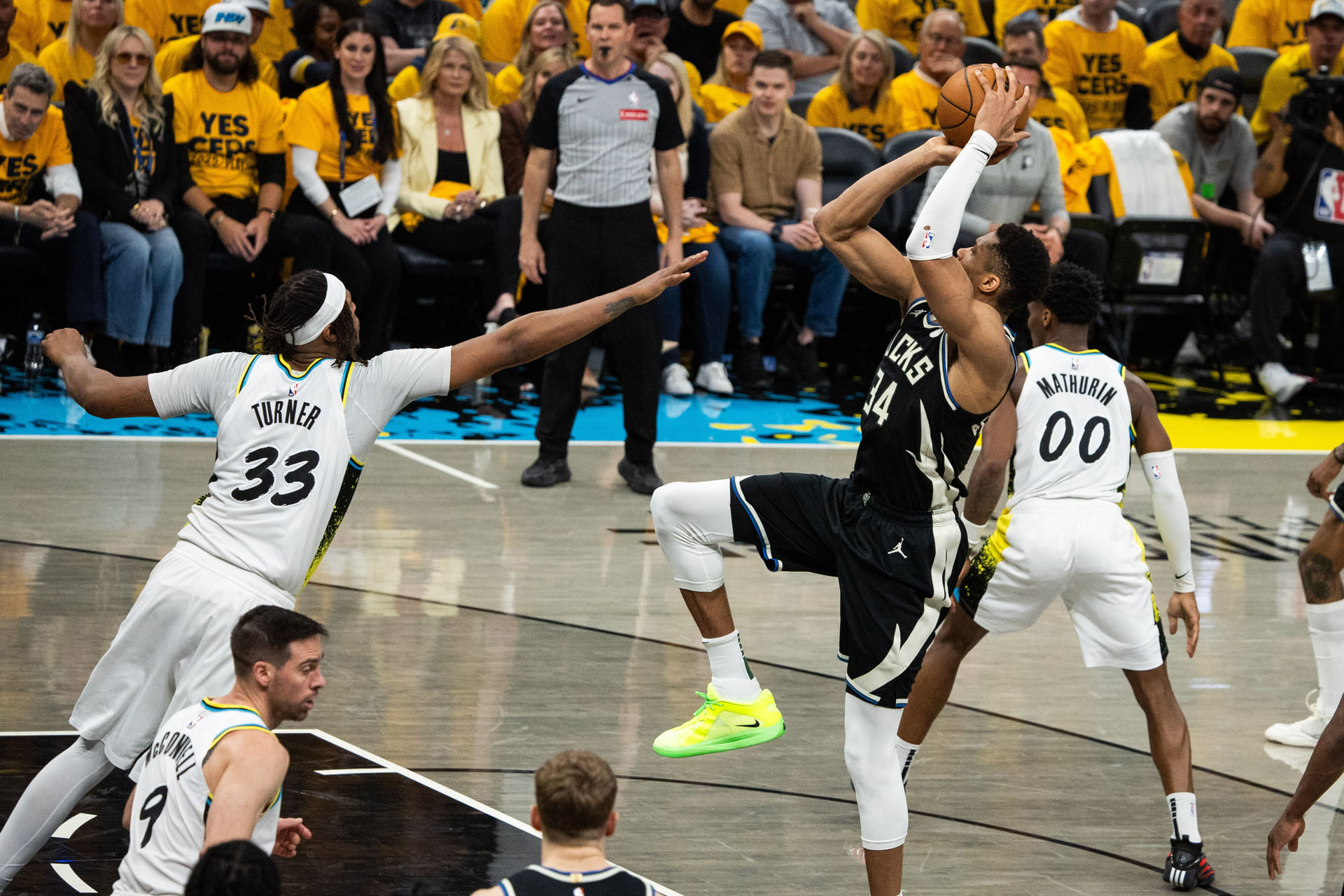 NBA: Playoffs-Milwaukee Bucks at Indiana Pacers - Source: Imagn
