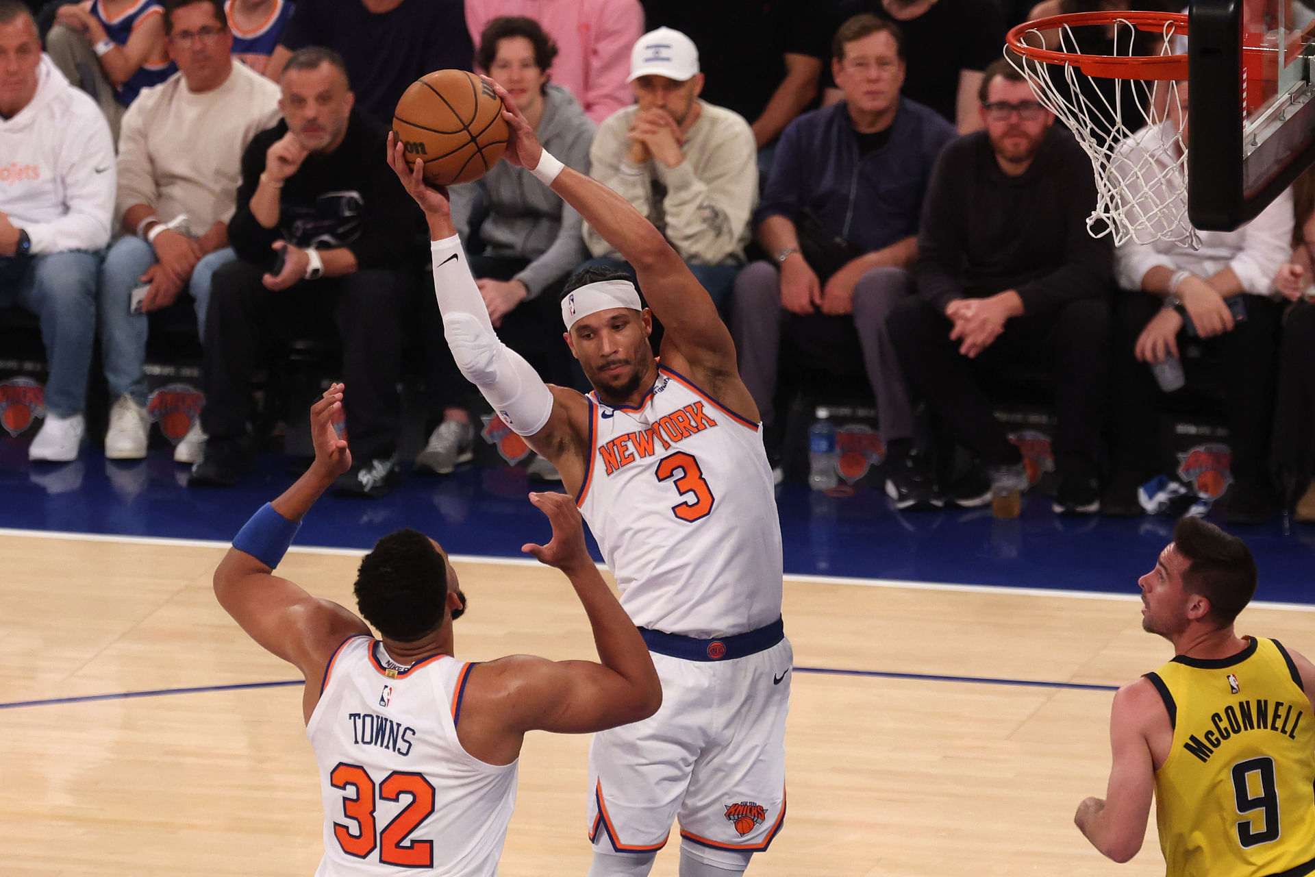 NBA: Playoffs-Indiana Pacers at New York Knicks - Source: Imagn
