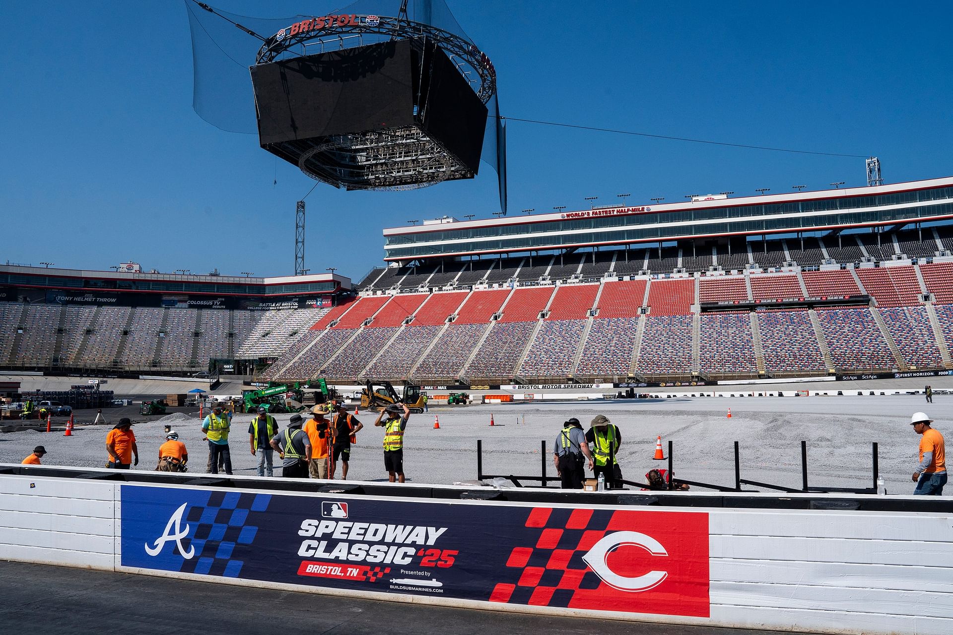 Bristol Motor Speedway will restore demolished sections after MLB event for the NASCAR Night Race: Reports