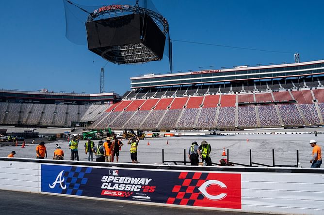 Bristol Motor Speedway will restore demolished sections after MLB event for the NASCAR Night Race: Reports