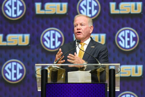 "This group is going to be really good": Brian Kelly gets honest about LSU's offensive line days before Clemson showdown