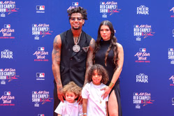 Ronald Acuna Jr.'s wife Maria turns up glamor in sleek black halter neck mini dress to celebrate night out with her best friend Valeria Rojas