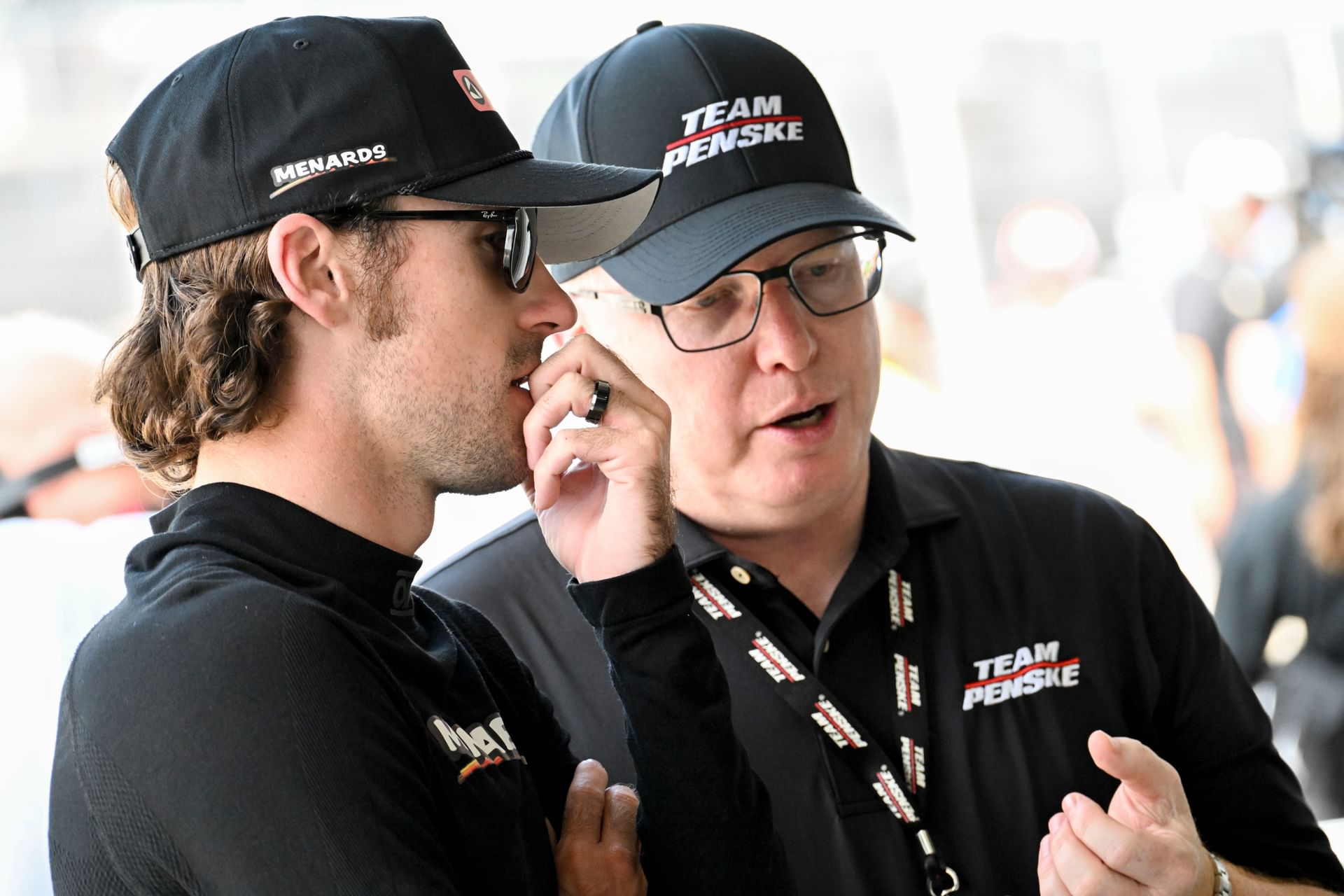 Ryan Blaney at the Indianapolis Motor Speedway - Source: Imagn