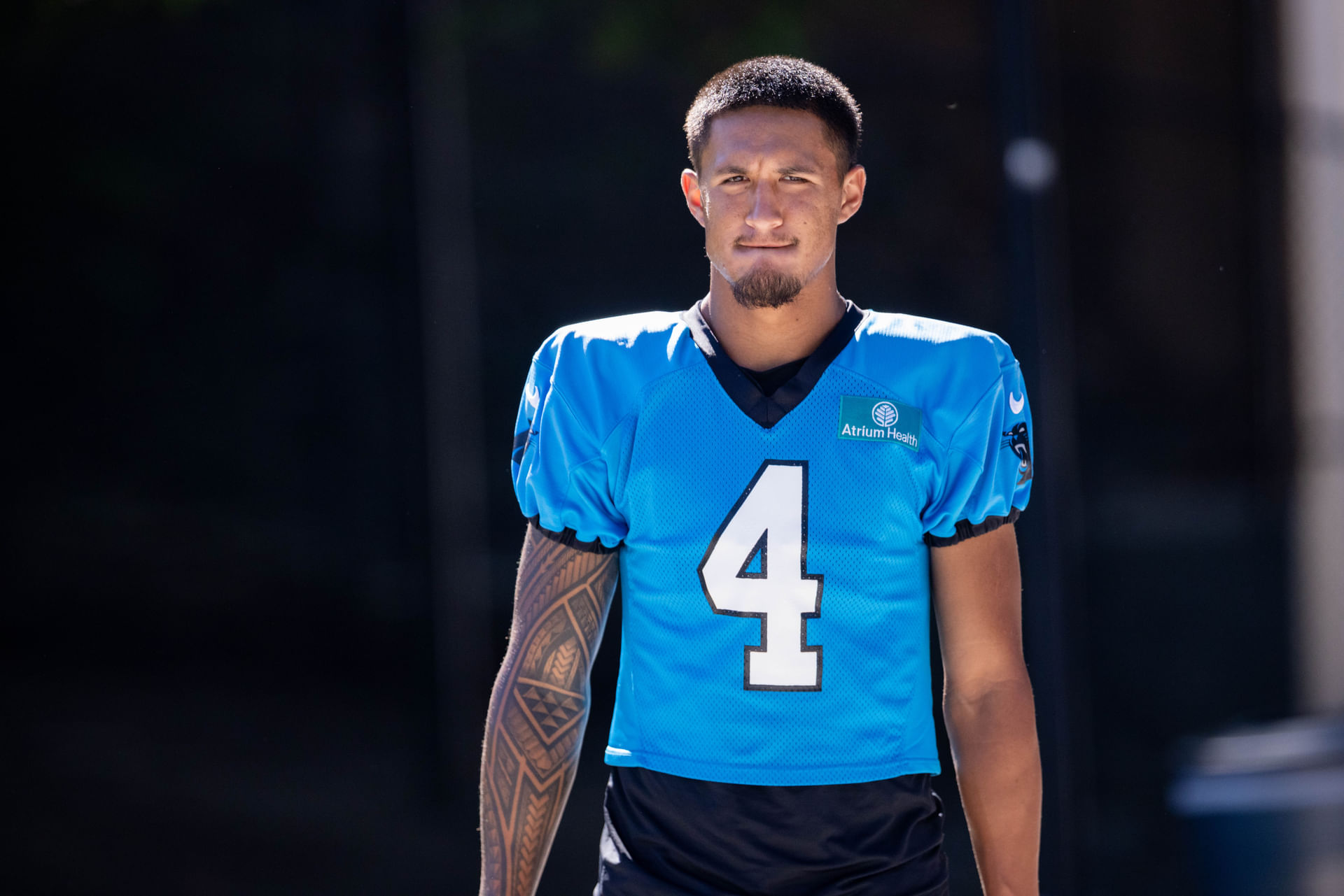 Tetairoa McMillan makes feelings known on facing off Travis Hunter in rookie battle during season opener