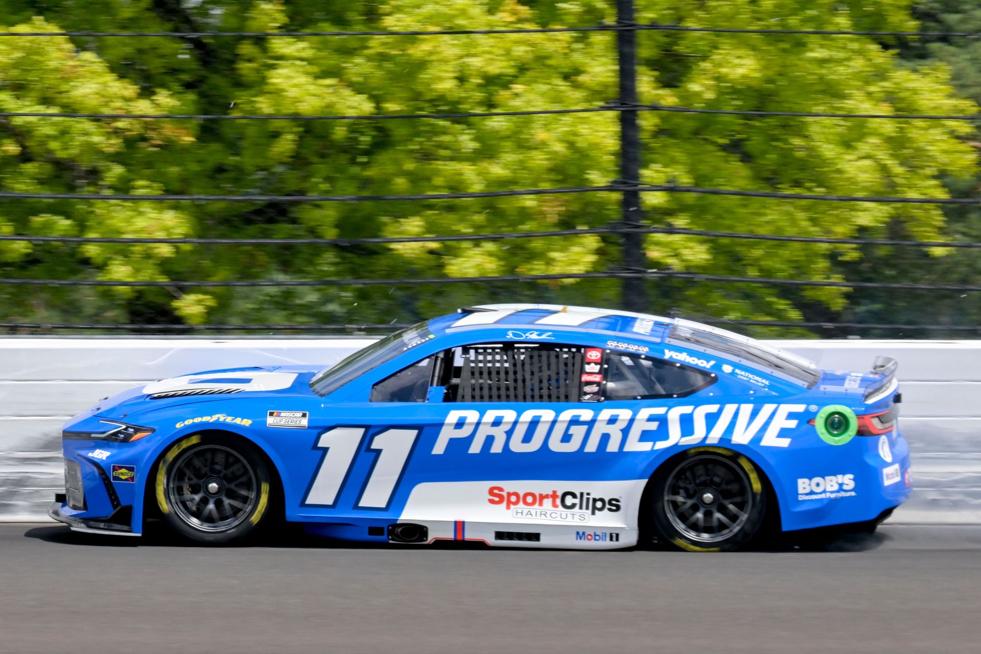 Denny Hamlin drives the #11 Toyota Camry for Joe Gibbs Racing - Source: Imagn