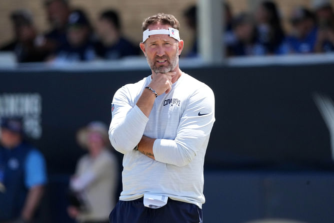 “You’re representing $12B corporation” - Colin Cowherd rips into Brian Schottenheimer for hurting Cowboys image with ‘awful’ backward visor look