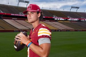 "Rocco Becht is your current Heisman frontrunner": Fans at Dublin go wild over Iowa State QB's insane TD throws against K State