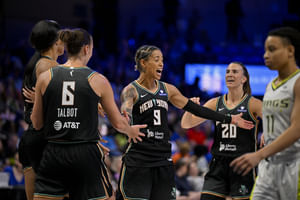 "Nobody's gonna try to b**ch us" - NY Liberty guard drops no-nonsense take on teams pushing tempo vs Sabrina Ionescu & Co.