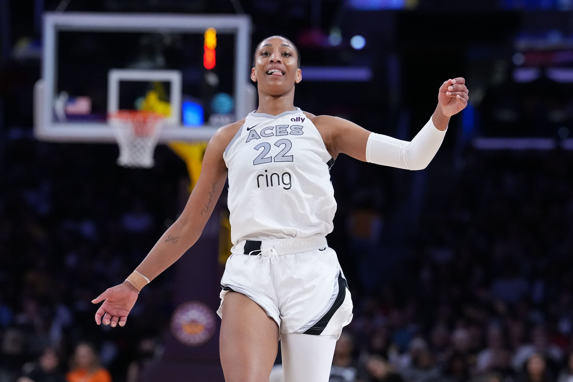 A&#039;ja Wilson | Forward | Las Vegas Aces (Photo: IMAGN)