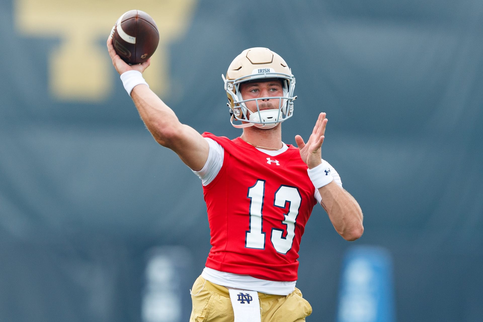 Notre Dame QB CJ Carr - Source: Imagn