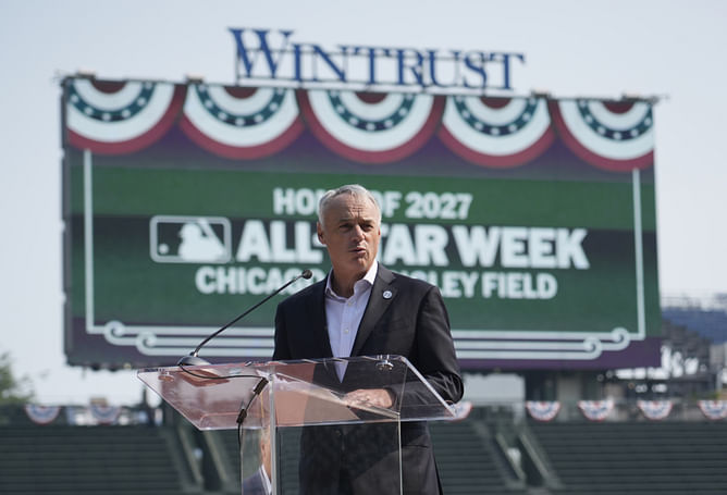 “Not all that significant” - MLB Commissioner Rob Manfred shrugs off tussle with Bryce Harper over salary cap