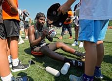 ICYMI: Ex-Colorado buddies Shedeur Sanders and Jimmy Horn Jr. reunite by sharing adorable moment on field ahead of Browns vs Panthers