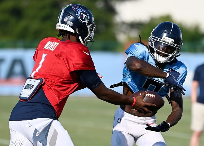 Cam Ward and Jeffery Simmons involved in fiery scuffle at Titans practice ahead of Vikings game