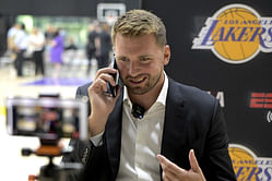 “Never EVER leaving this place": Lakers fans hyped as Luka Doncic walks out on Kendrick Lamar's banger in LA