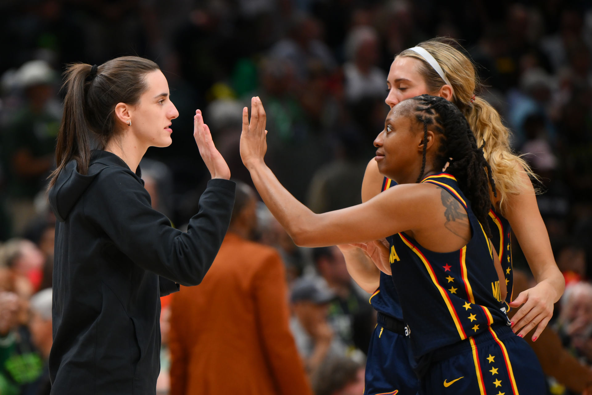 Stephanie White slams Fever&#039;s overreliance on Kelsey Mitchell amid Caitlin Clark&#039;s absence. (Photo: IMAGN)