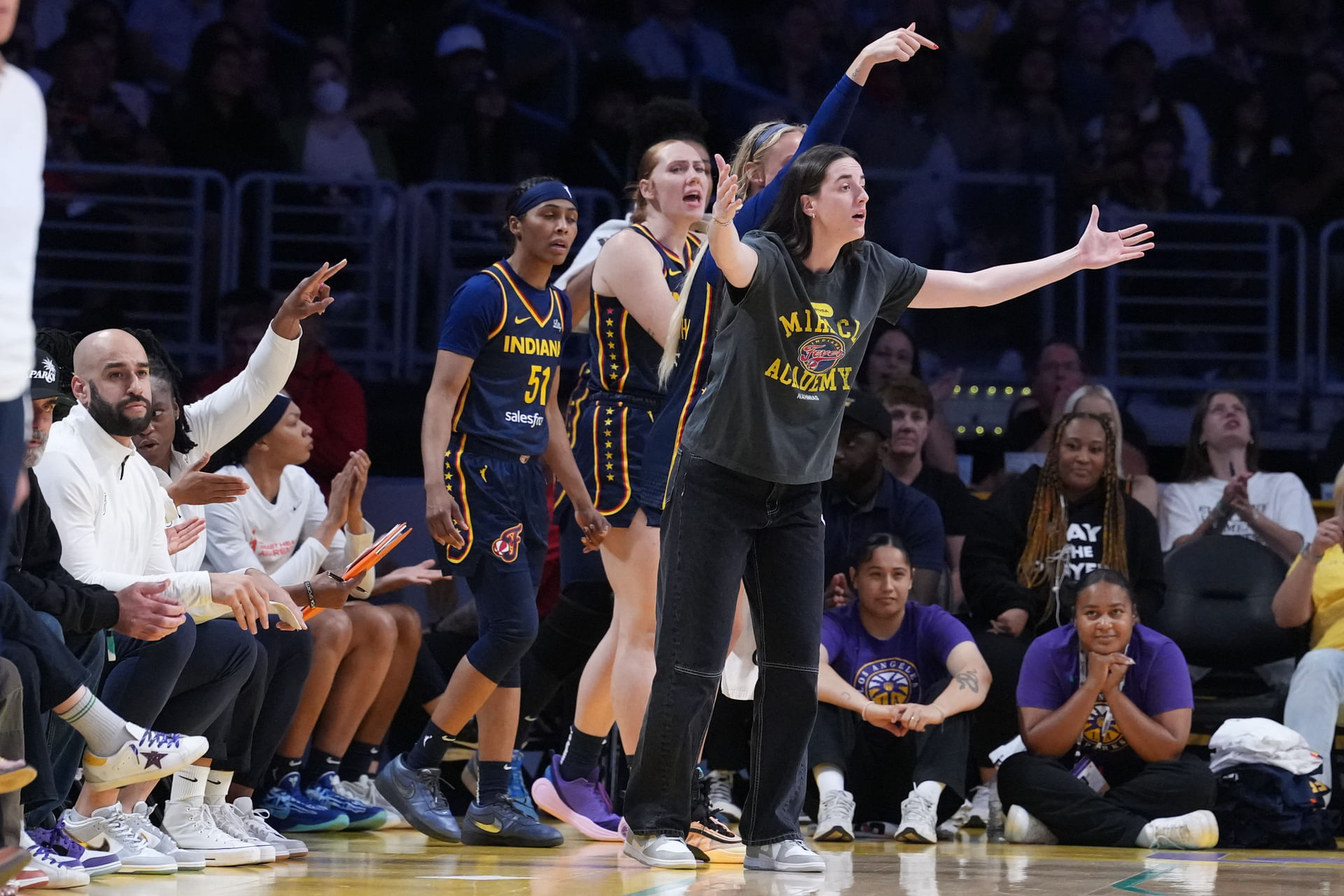 WNBA: Indiana Fever at Los Angeles Sparks - Source: Imagn