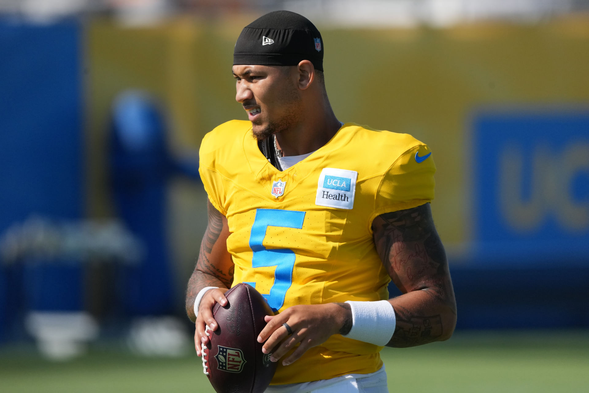 NFL: Los Angeles Chargers QB Trey Lance - Source: Imagn