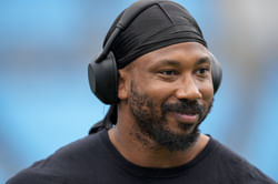 "Been his film for last four years": NFL fans react as Myles Garrett repeatedly sacks Jalen Hurts during joint practice