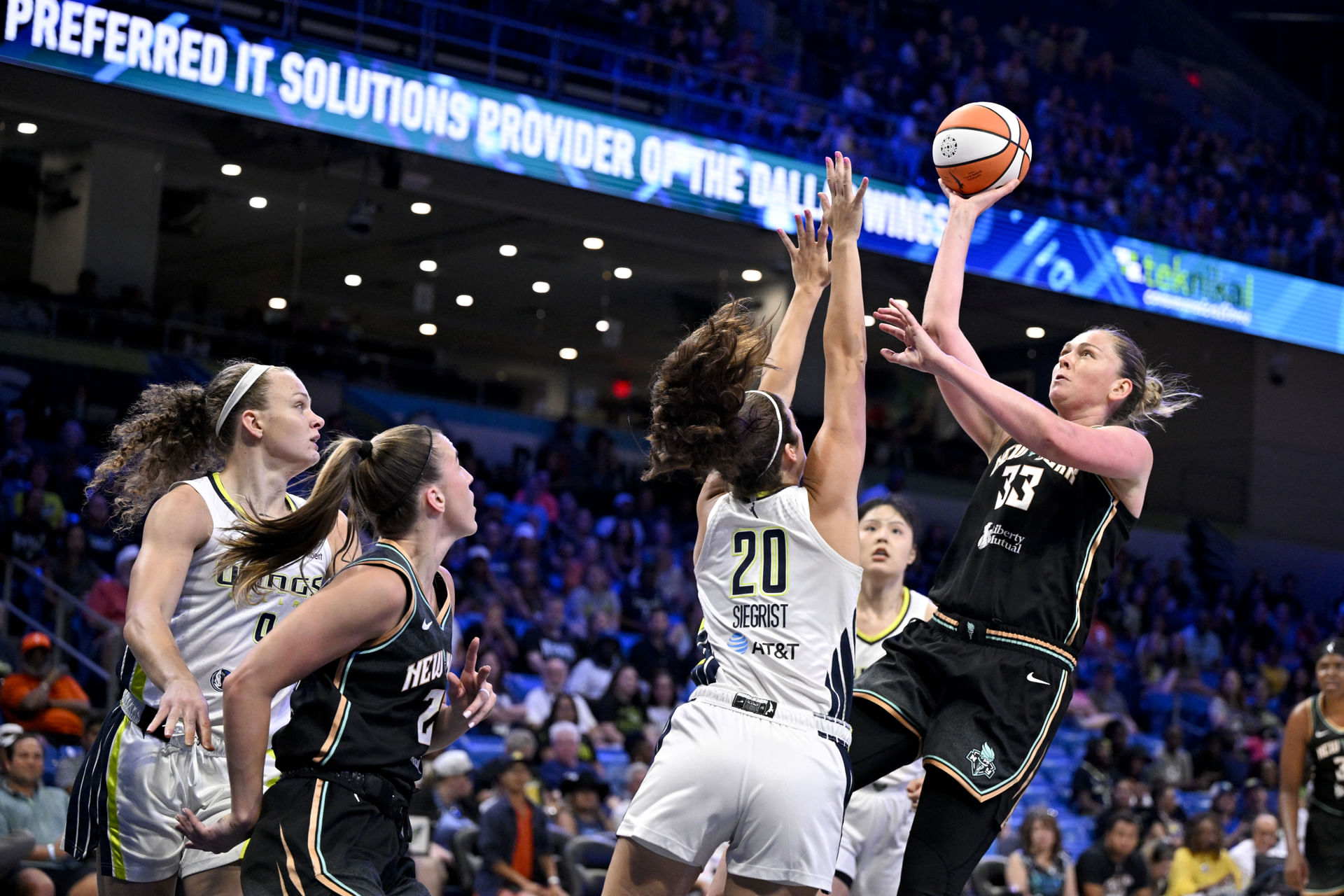 WNBA: New York Liberty at Dallas Wings - Source: Imagn