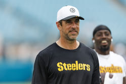 "Doing a Joe Biden" - Aaron Rodgers reveals how Cam Heyward, TJ Watt saved him from bizarre on-field moment during Steelers vs. Jaguars preseason game