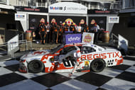 Connor Zilisch falling in victory lane at Watkins Glen International - Source: Imagn