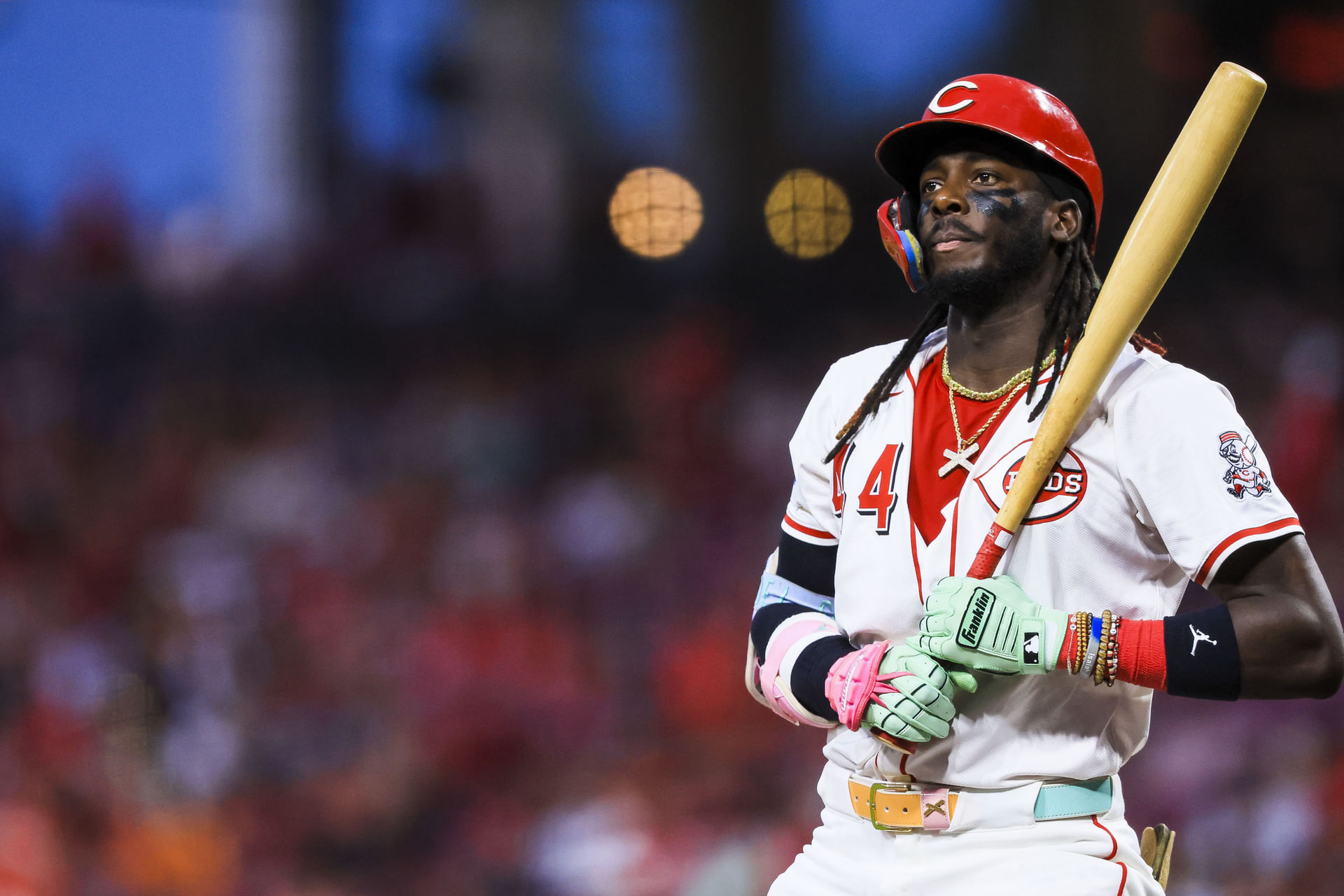 Cruz clicked while playing for the Cincinnati Reds [Image via Imagn]