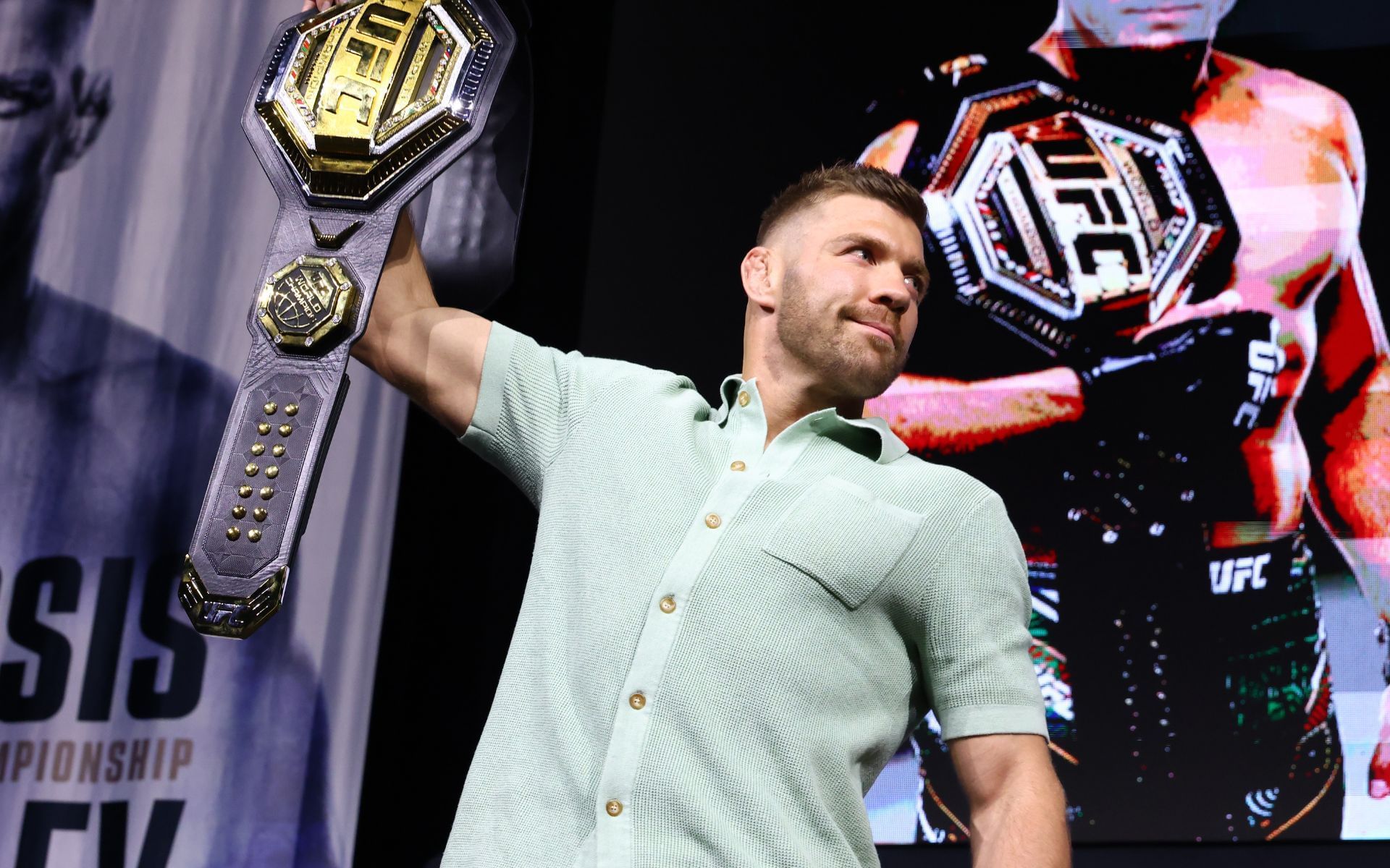 Dricus du Plessis at UFC 319 press conference. [Image courtesy: Getty]