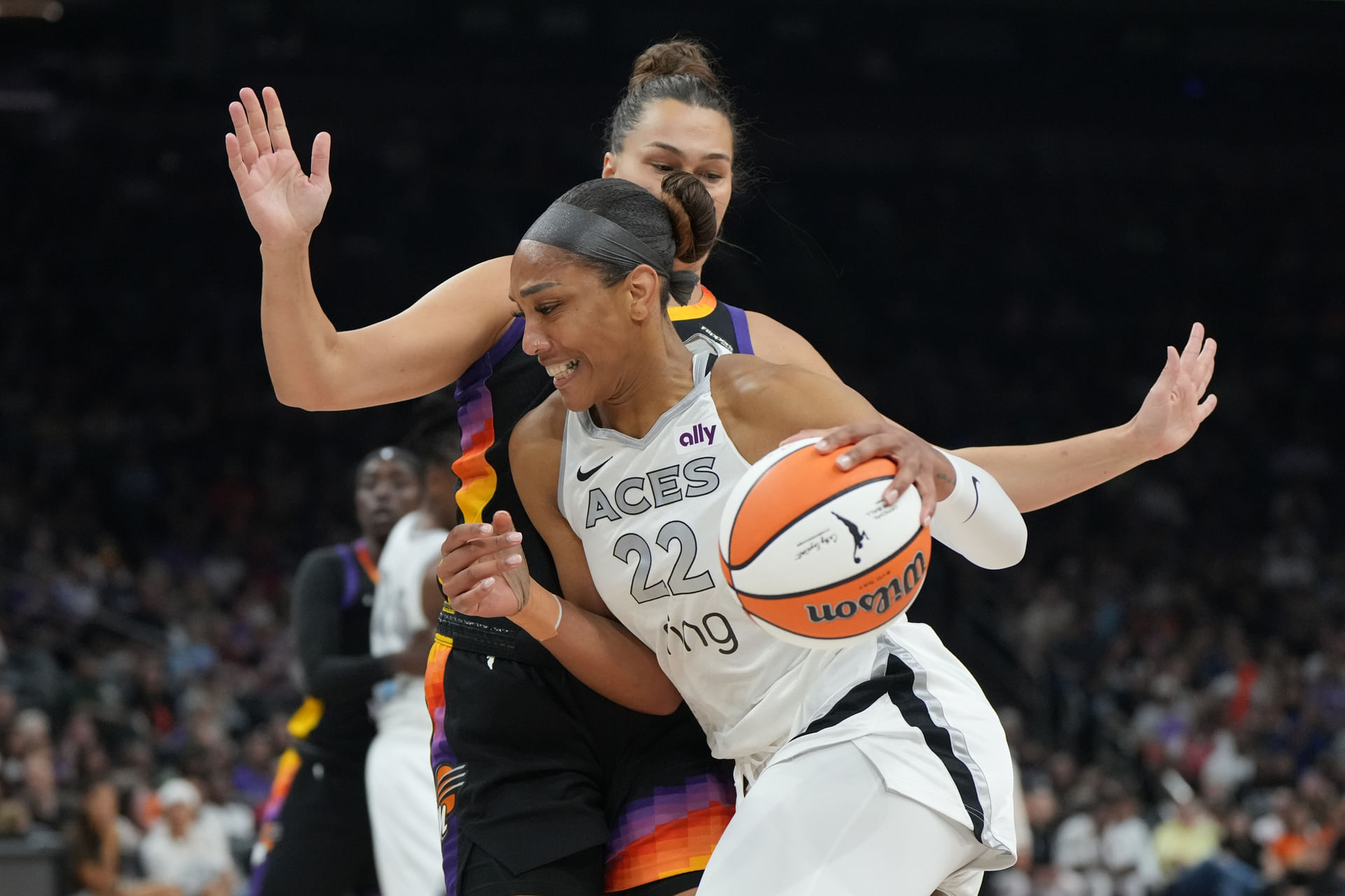 A&#039;ja Wilson back to MVP contention after the Aces&#039; string of wins. (Photo: IMAGN)