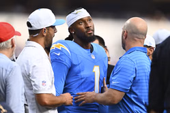 "RIP Quentin Johnston": NFL fans react as Jim Harbaugh reveals Chargers WR's injury setback