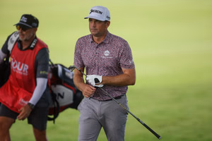 Keegan Bradley reacts to Rory McIlroy’s claims of Team Europe winning the 2025 Ryder Cup trophy