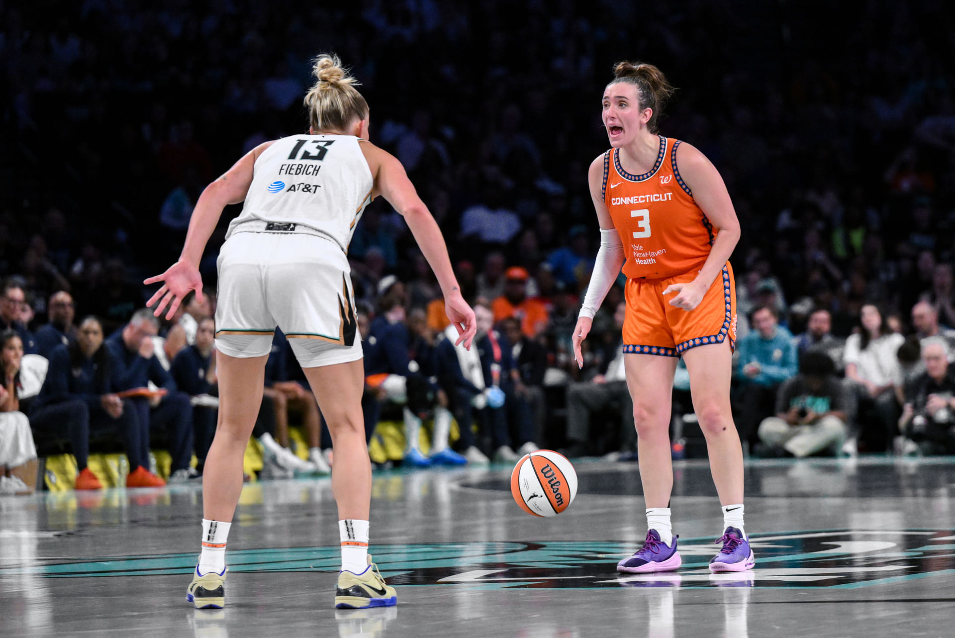 Marina Mabrey and the Sun fell short against defending champs. (Photo: IMAGN)