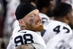 Maxx Crosby drops 1-word message for his college team Eastern Michigan Eagles' game vs Texas State Bobcats
