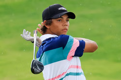 Charlie Woods struggles on Junior Players Championship Day 1 at TPC Sawgrass